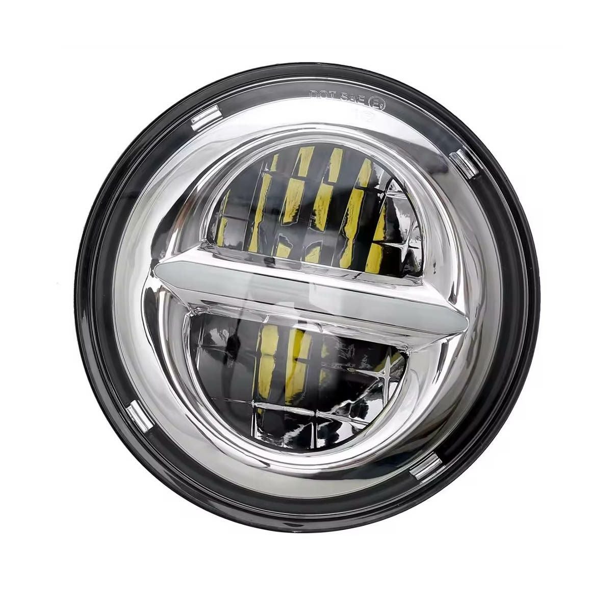 WMW リフレクターLED 5-3/4インチ・ヘッドライト クローム |ハーレー