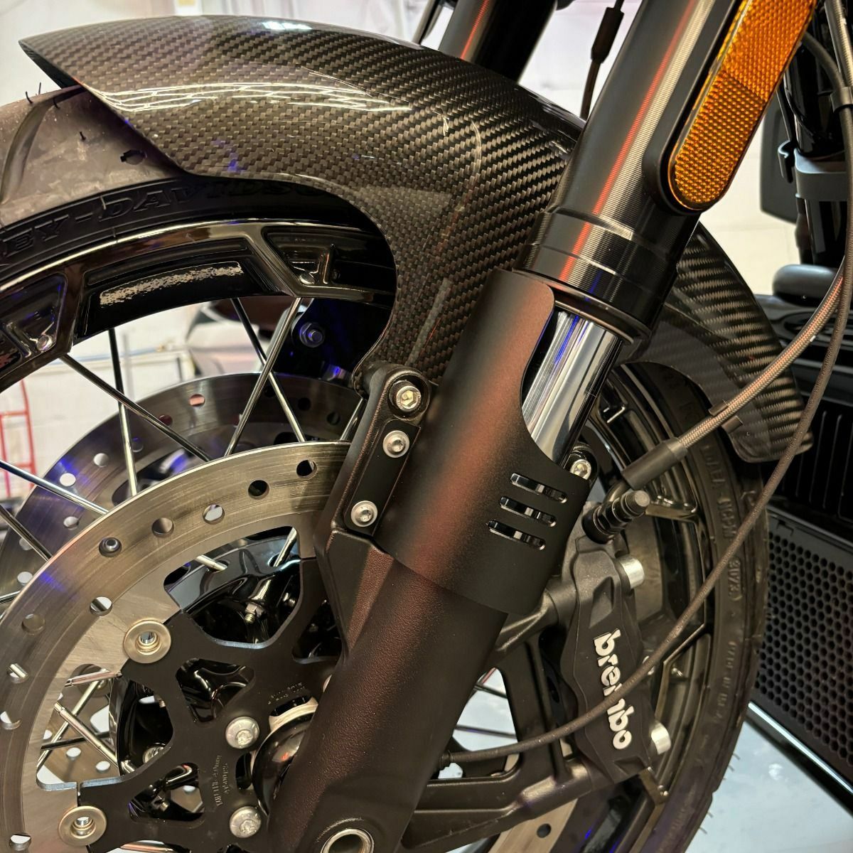 ハーレー、ツーリング用 フォークブーツカバー｜ハーレーカスタム