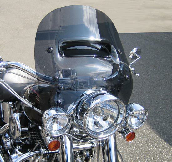 ウインドスプリッター ウインドシールド ダークスモーク |ハーレー