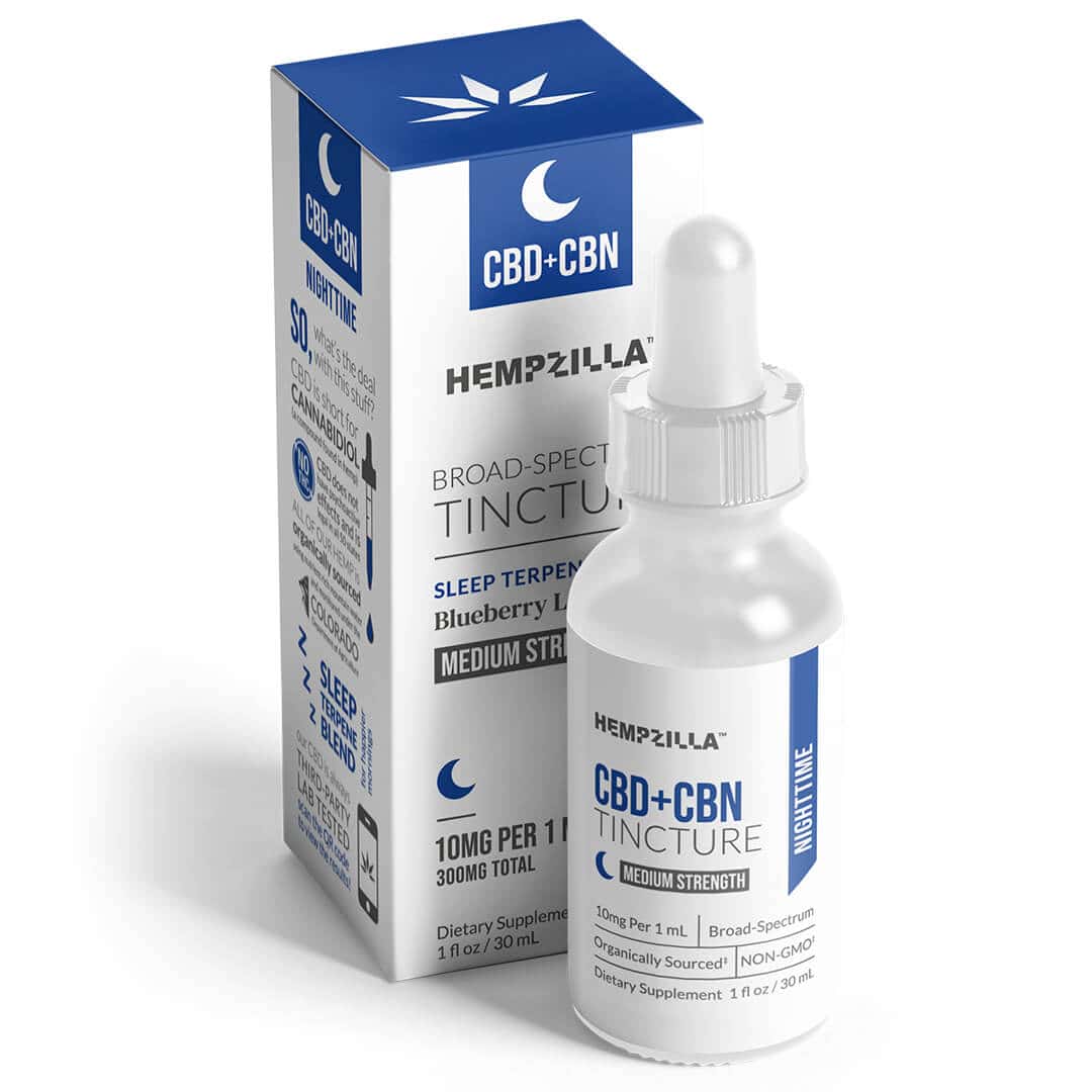 Blueberry Lavender CBN + CBD Tincture | Nighttime Formula