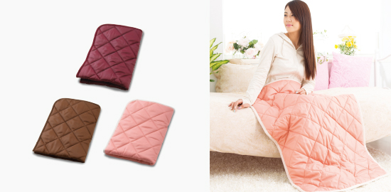 オーラ蓄熱足湯気分キルト 裏フリースタイプ（半身浴サイズ） | 【公式