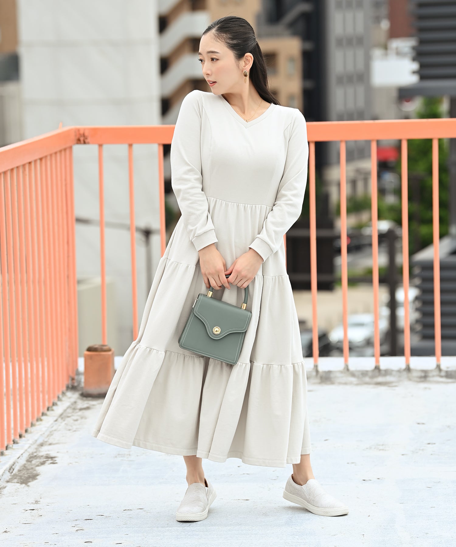 裏毛ティアードワンピース – ワンピース・ドレス – HEART CLOSET