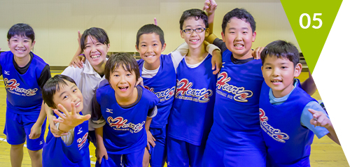 3歳～小学生対象の習い事｜バスケットボールスクールハーツ