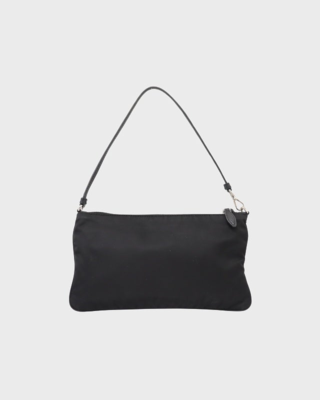 PRADA 三角ロゴ金具ナイロンレザーワンショルダーバッグ | Hedy