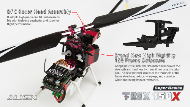 TREX150xリンケージセット新品 Align T-Rex 150X DFC Combo BTF