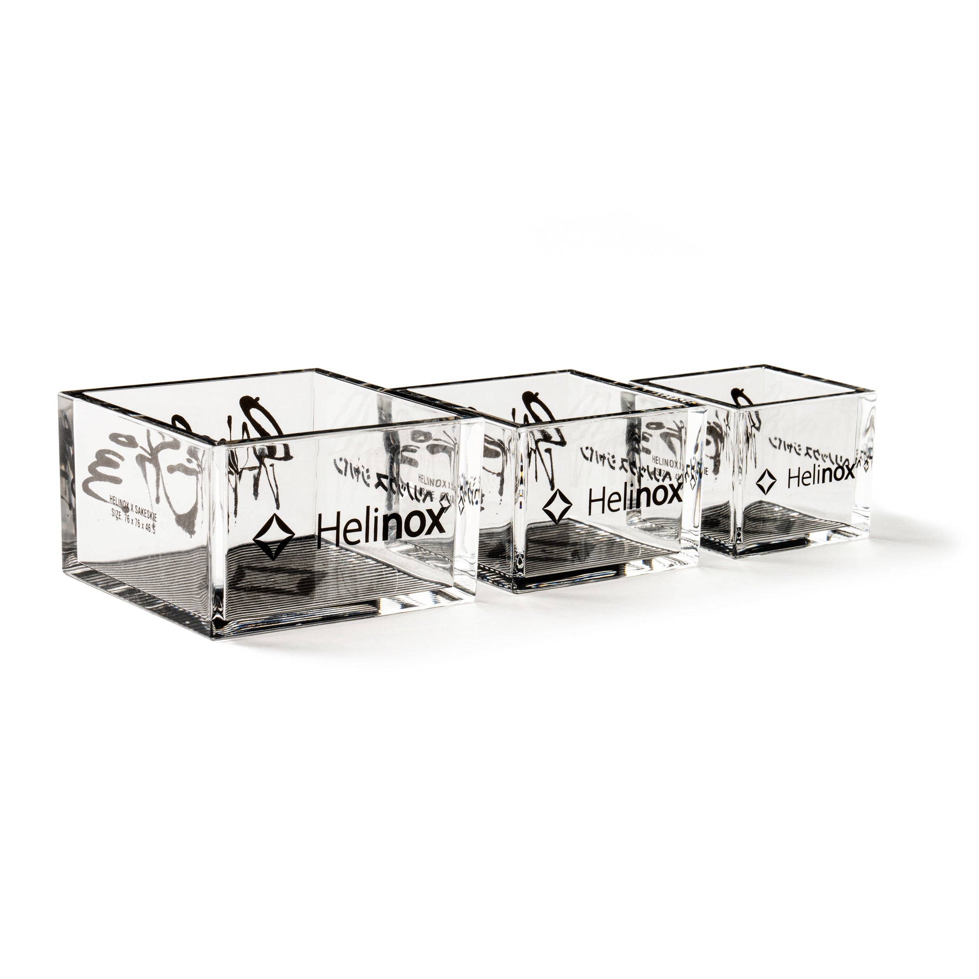 SAKESKIE×Helinox Sakemasu Stacking 3pcs - Clear – Helinox Japan