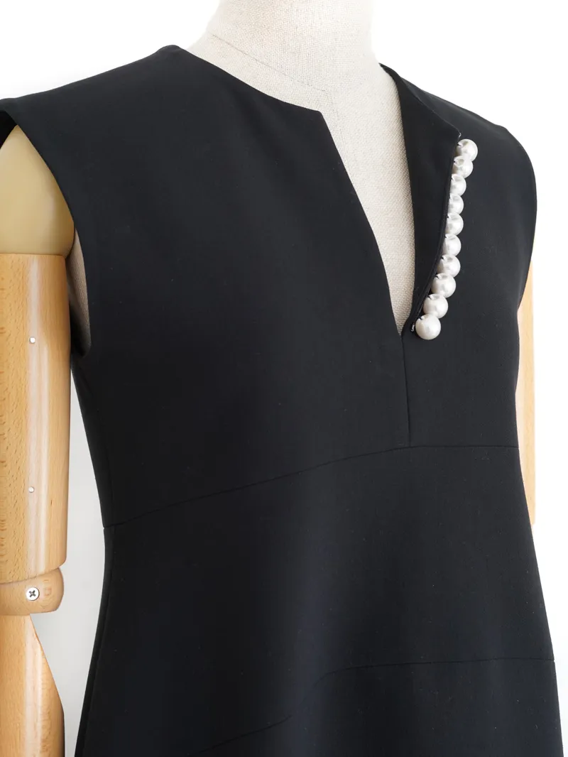 YOKO CHAN（ヨーコチャン）パールドレス（ブラック/サイズ38