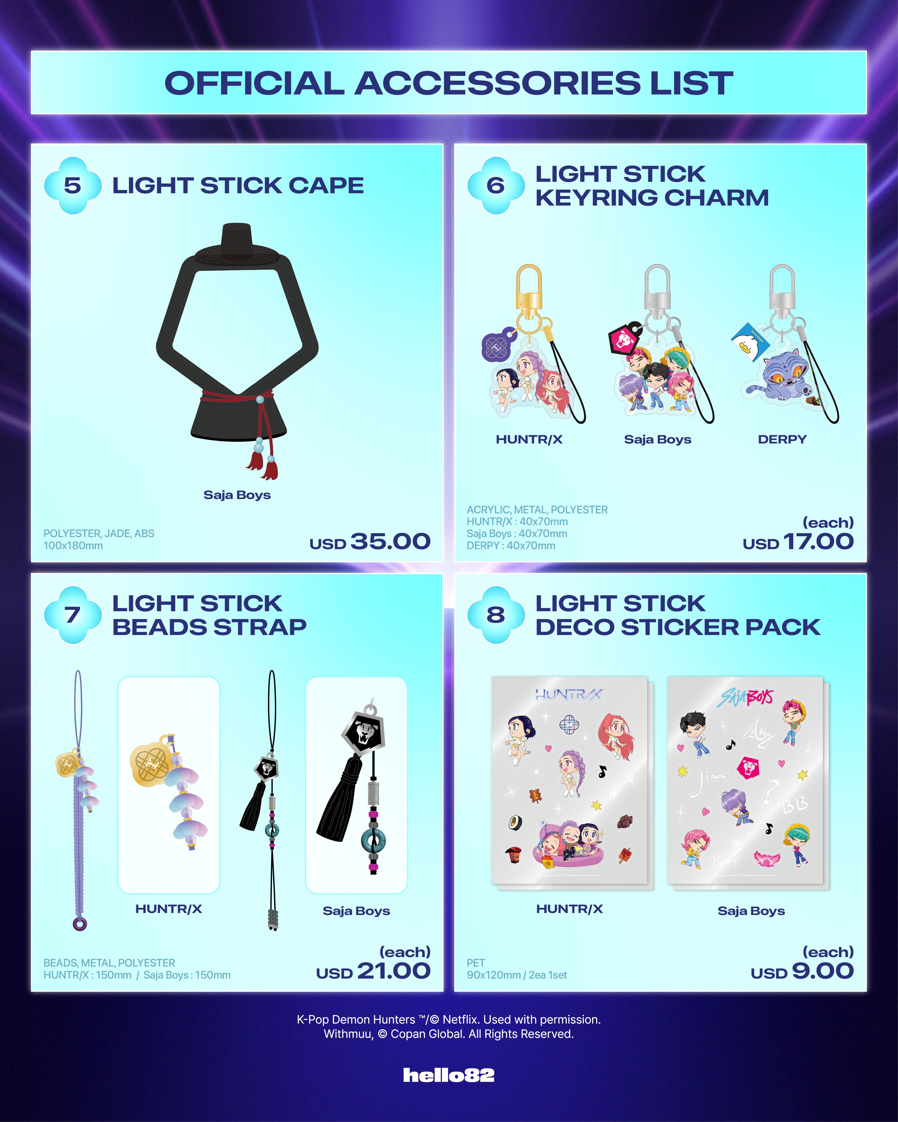 KPOP DEMON HUNTERS - OFFICIAL LIGHT STICK MD – hello82.shop