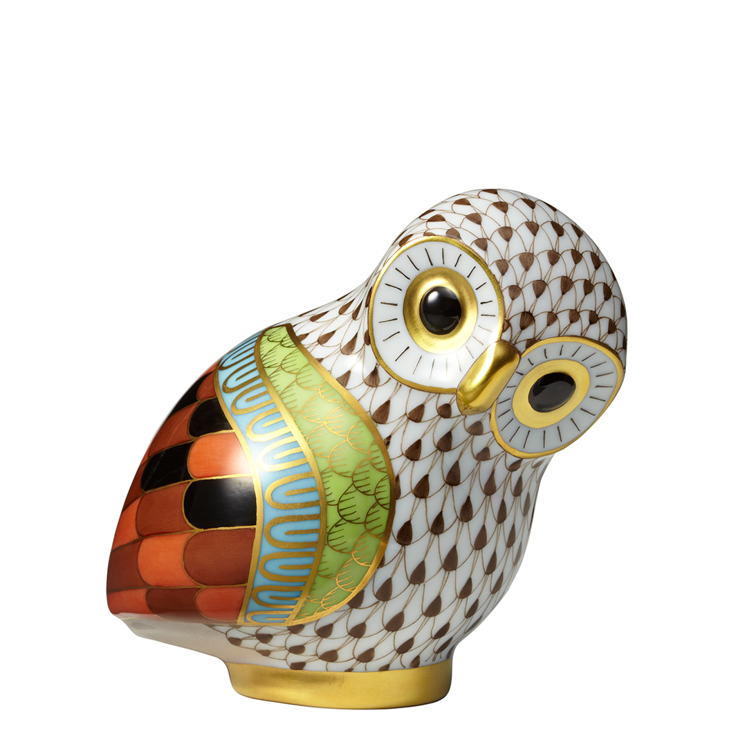 ヘレンド オウル 世界のフクロウ 箱 シェイクスピア 限定3000体