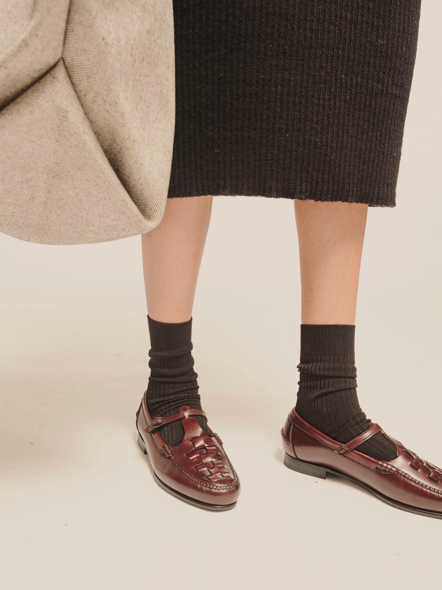 MAQUEDA - Interwoven T-bar Loafer – Hereu Studio