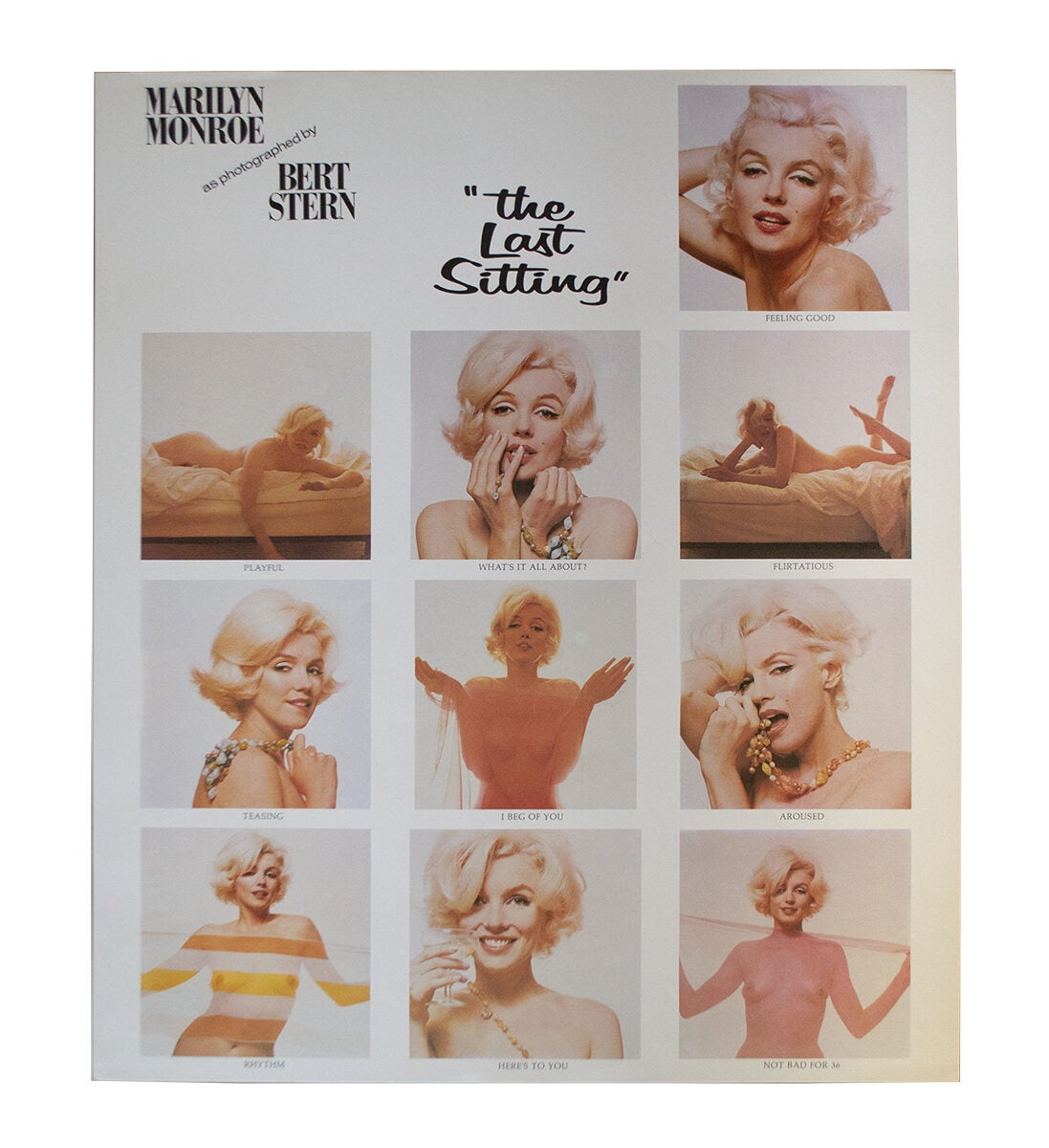 Last Sitting. A Portfolio of Ten Photographs as Photographed by