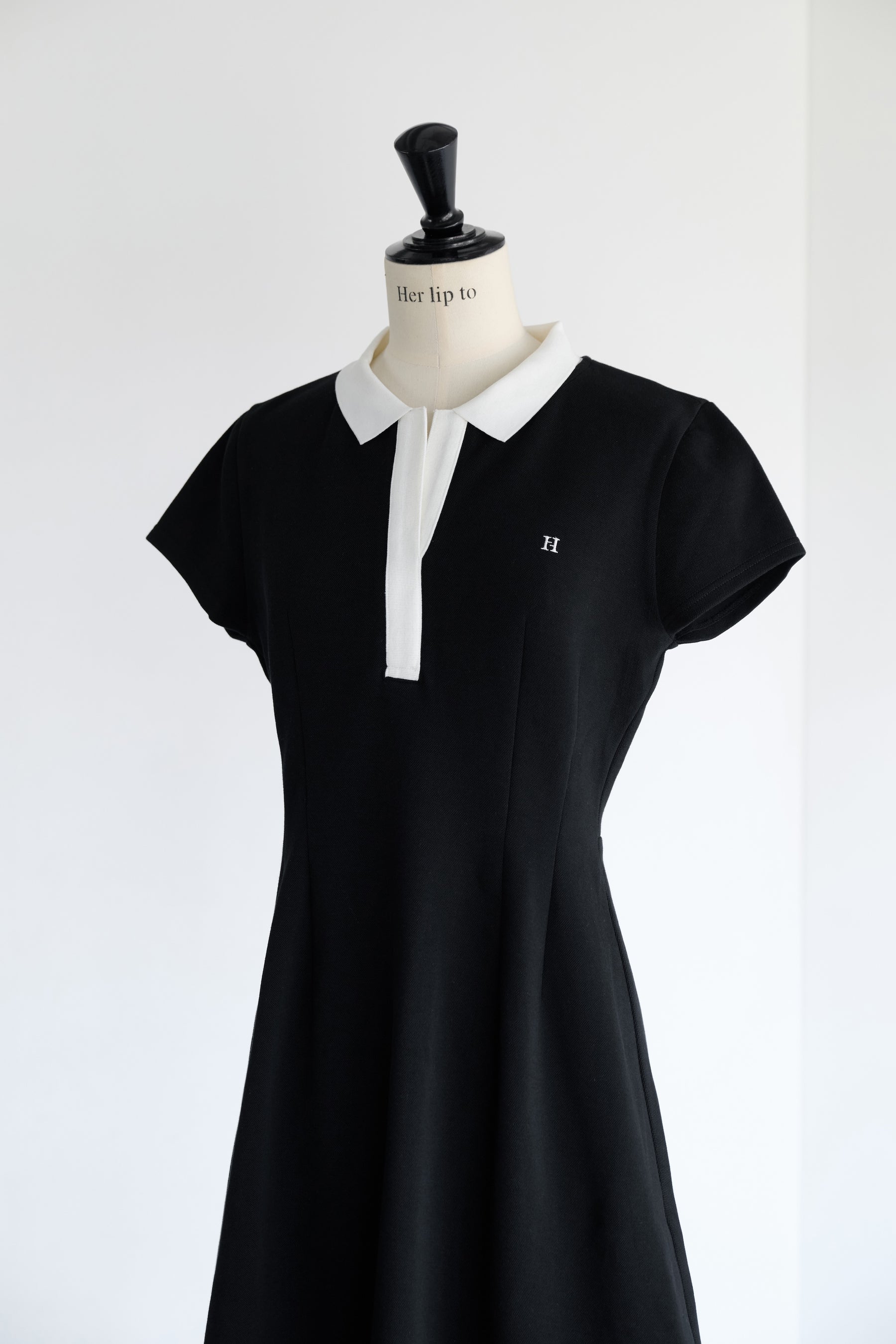 Short Sleeve Polo Mini Dress