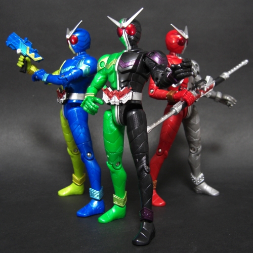 WFC】仮面ライダーW ｻｲｸﾛﾝｼﾞｮｰｶｰ/ﾋｰﾄﾒﾀﾙ/ﾙﾅﾄﾘｶﾞｰ（基本3ﾌｫｰﾑ編