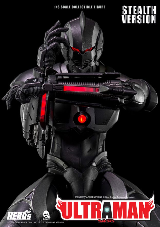 黒のULTRAMANが登場！？ threezero製「1/6 ULTRAMANスーツ ステルス