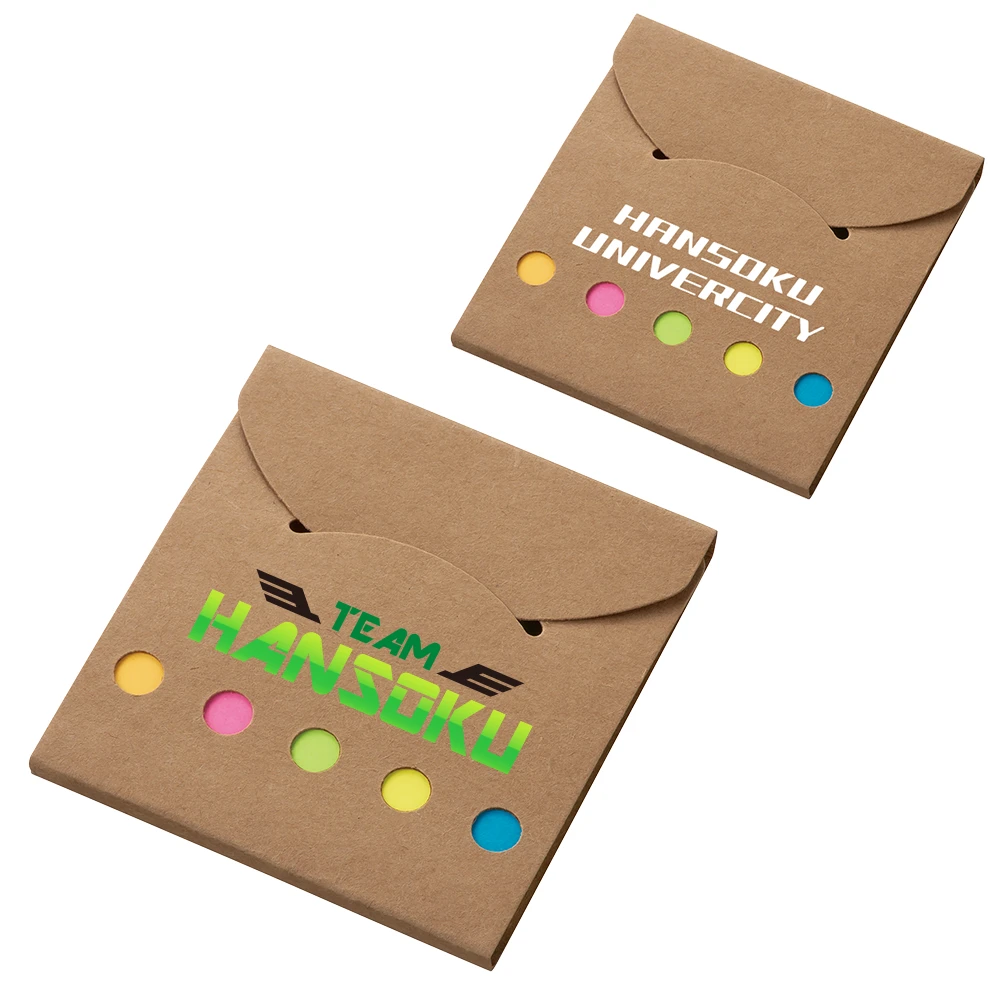 エコ・クラフト付箋メモ【販促花子ノベルティ】