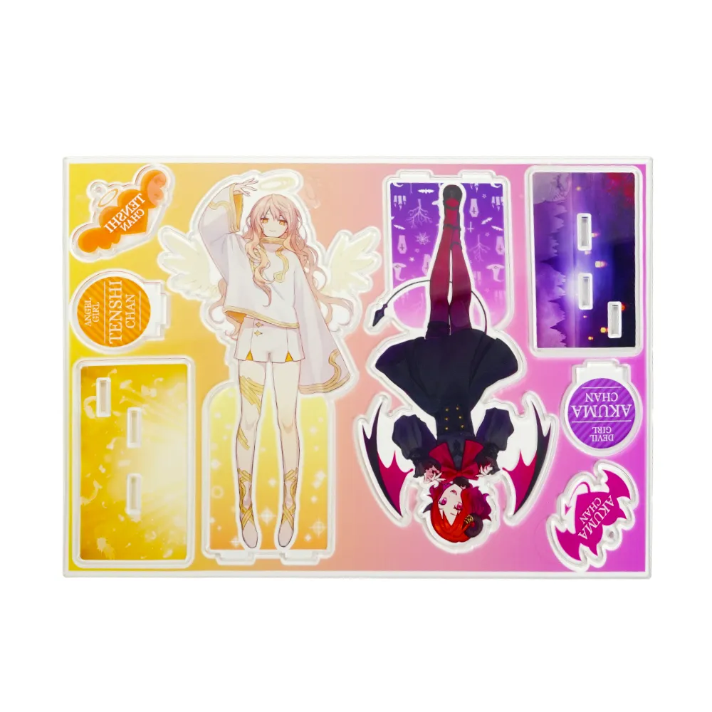 アクリルスタンド(プレート) A4サイズ【販促花子ノベルティ】