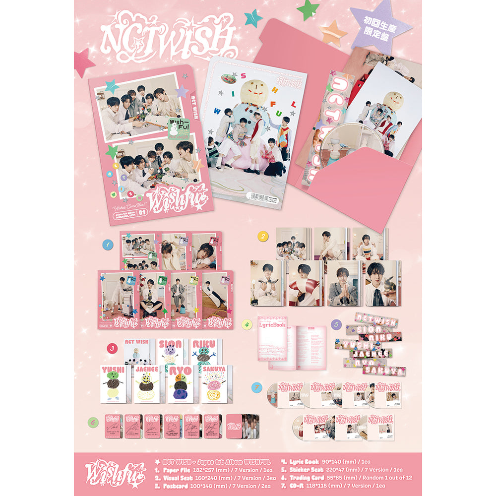 初回生産限定盤/ALL Member Ver.】WISHFUL(CD) – Hi, mu-mo