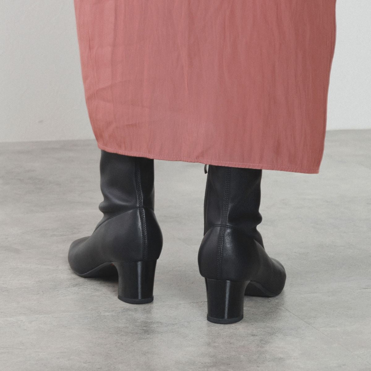 再値下げ】メタルヒールストレッチブーツ/554418