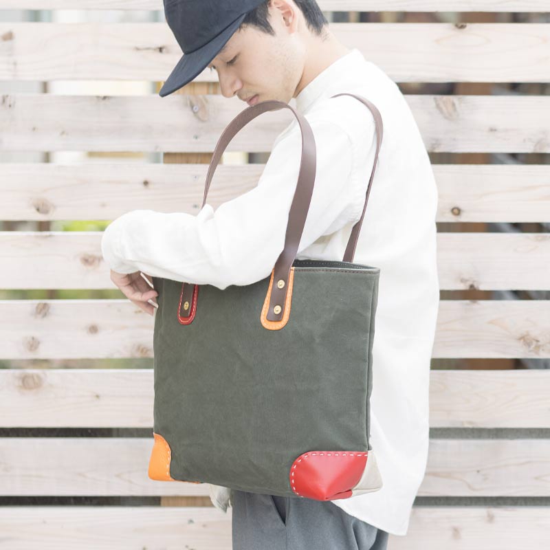 ハンドメイドファスナー付トート – 日乃本帆布