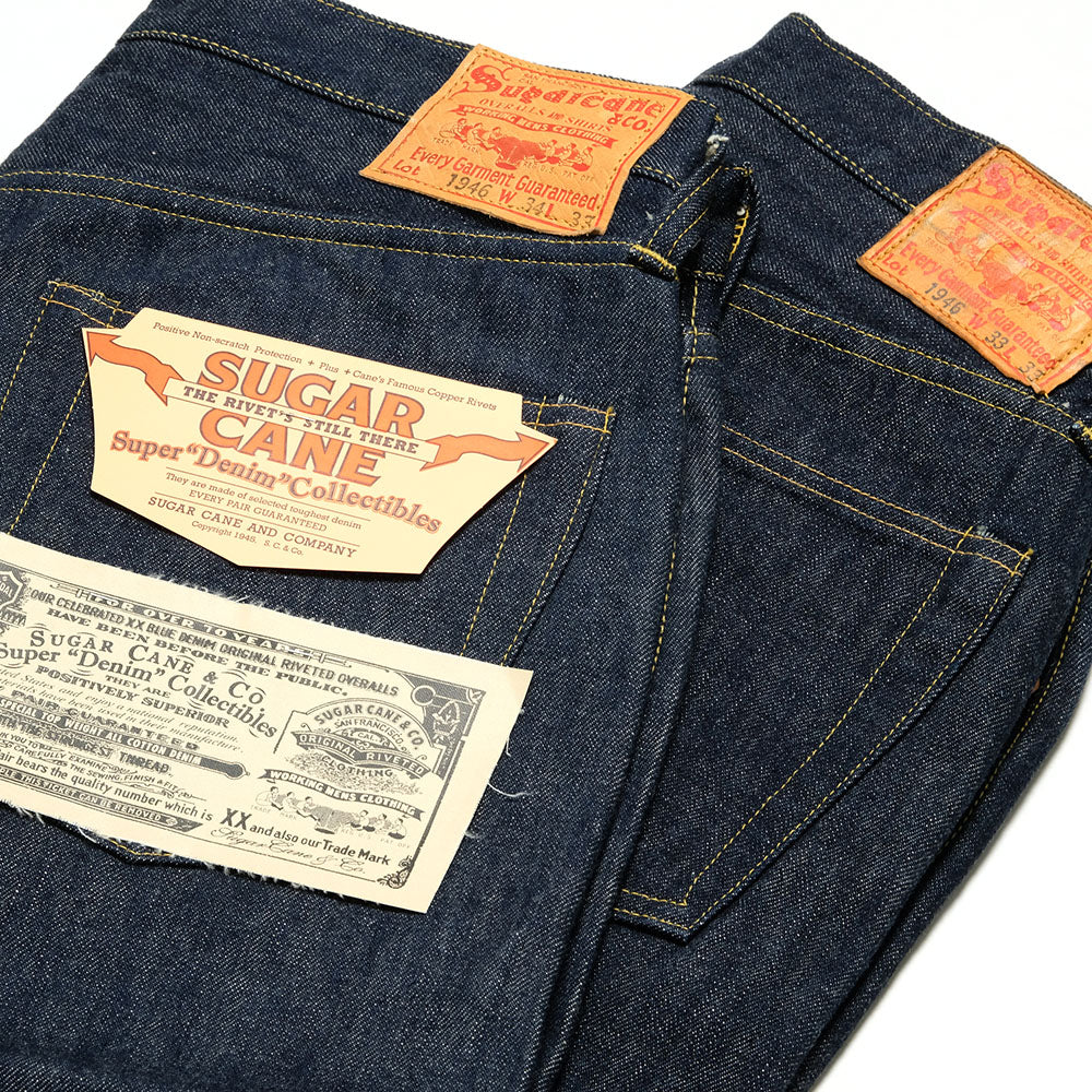 SUGAR CANE - Super -Denim- Collectibles #07 13.5oz. BLUE DENIM