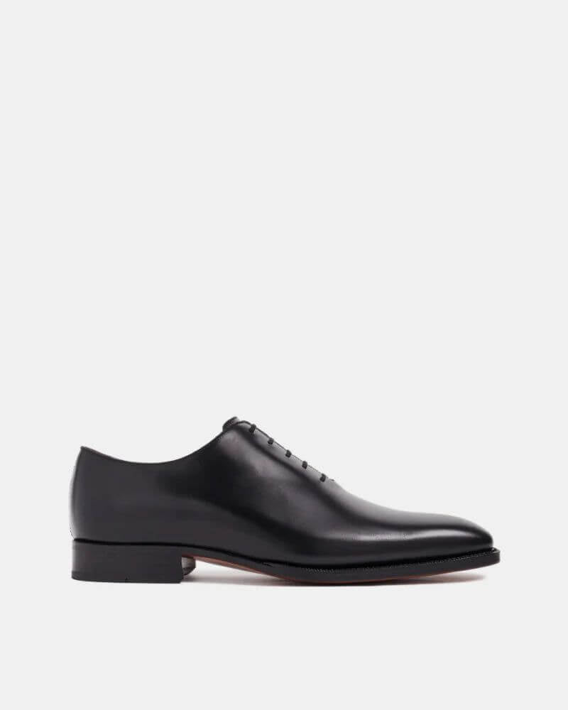 Black Whole-cut Dress Shoes | Hides&Cult – HIDES AND CULT