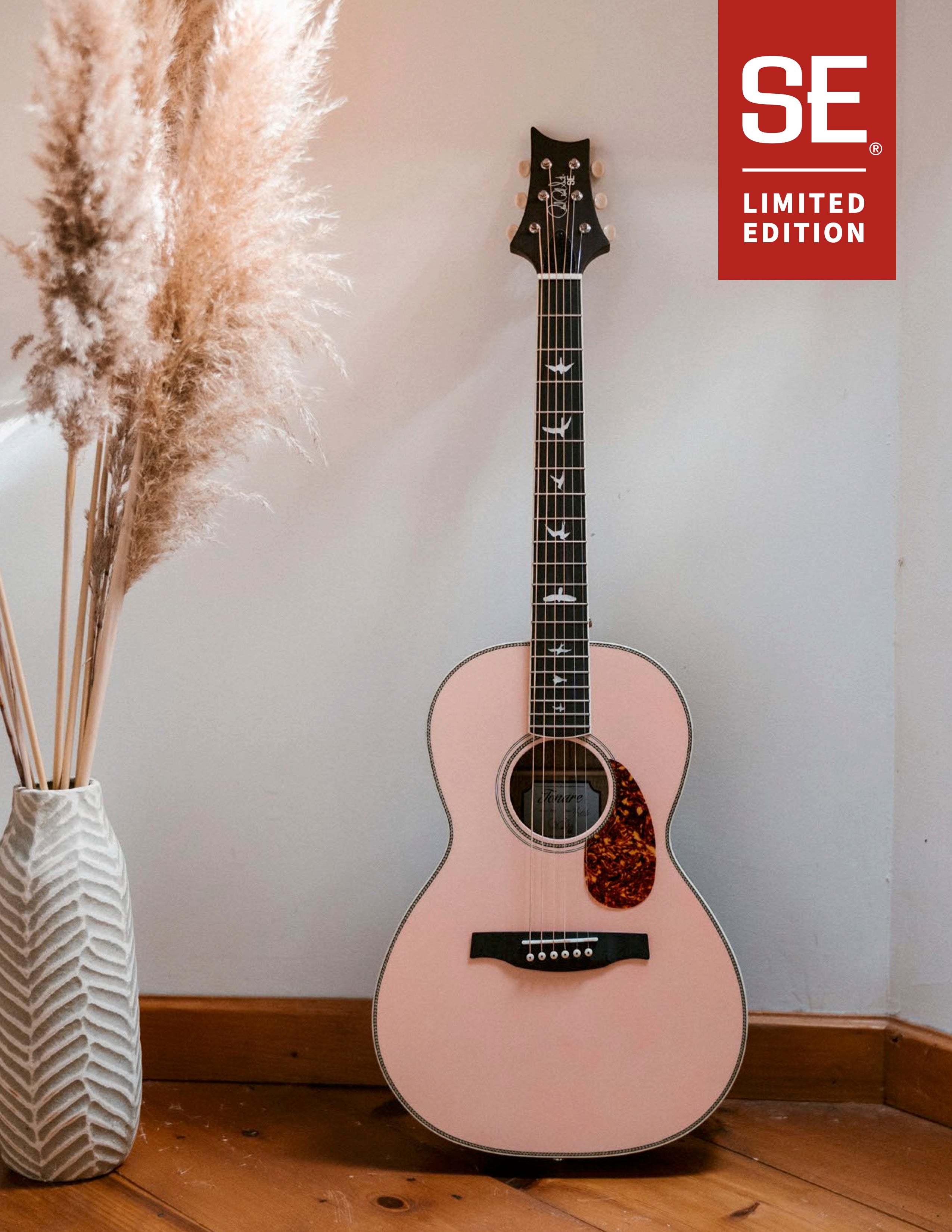 PRS Acoustic SE Parlor Pink Lotus