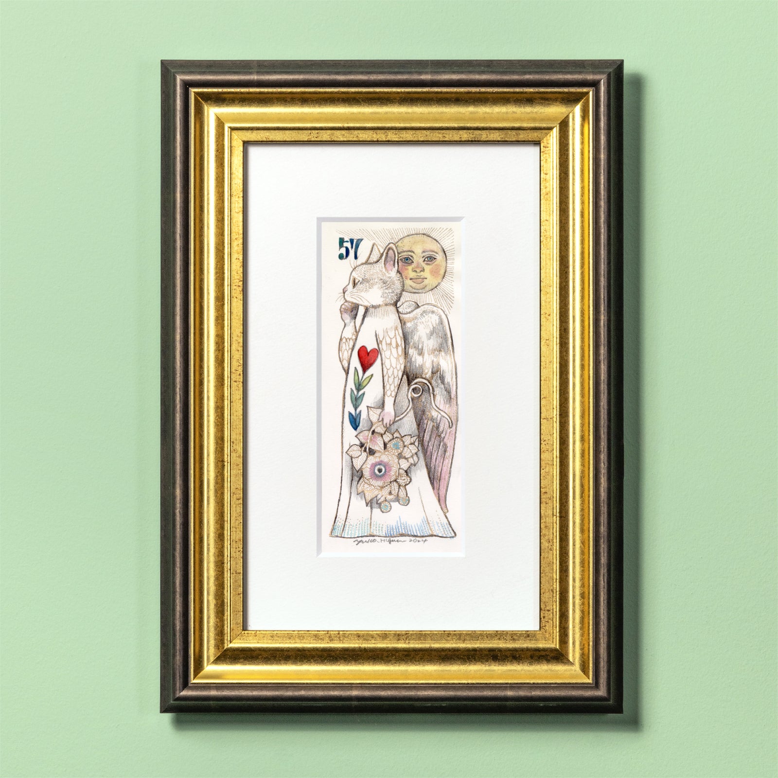 ヒグチユウコ作品 エングレービング「BABEL」 No.57 – ボリス雑貨店