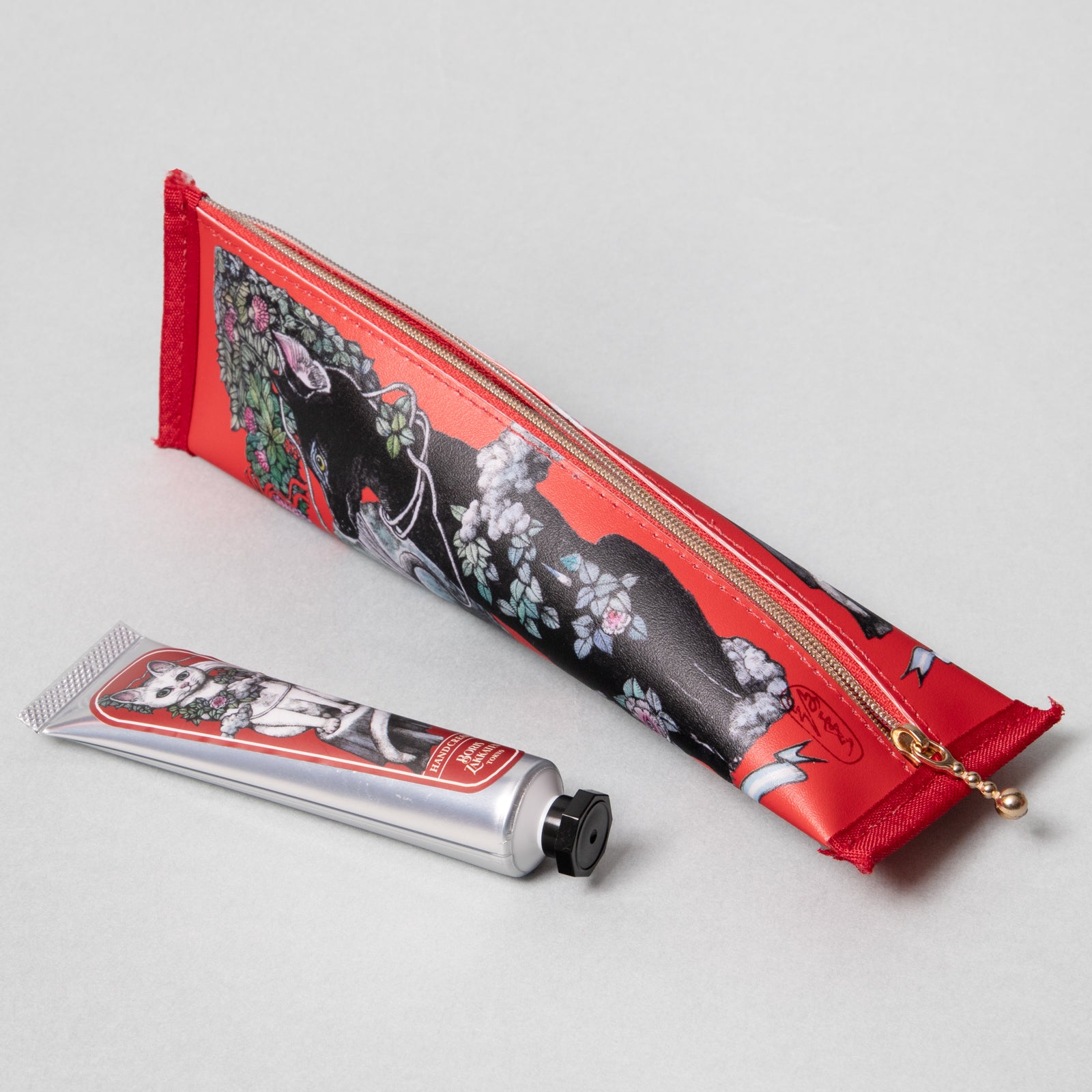 ハンドクリーム＆ポーチセット いぬとねこ – ボリス雑貨店