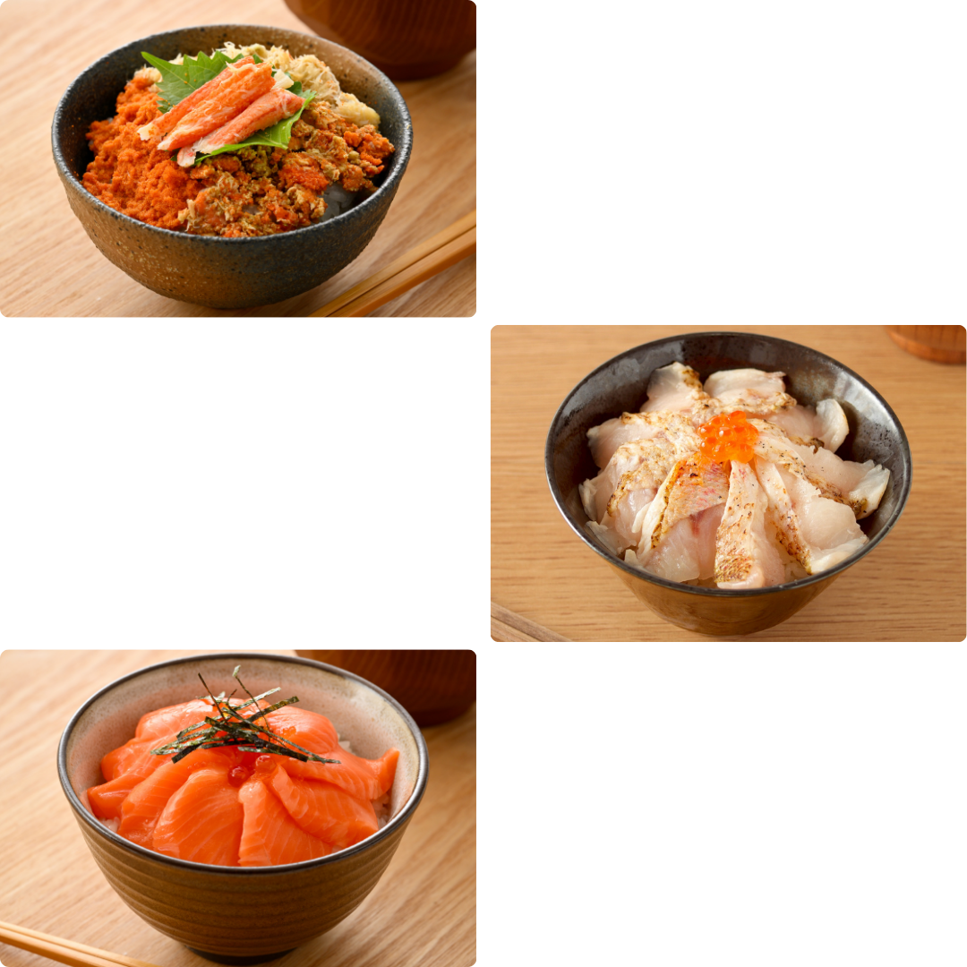 KAISEN set 海鮮丼3種(KAISENset海鮮丼3種): ほかの地域東桜デパート