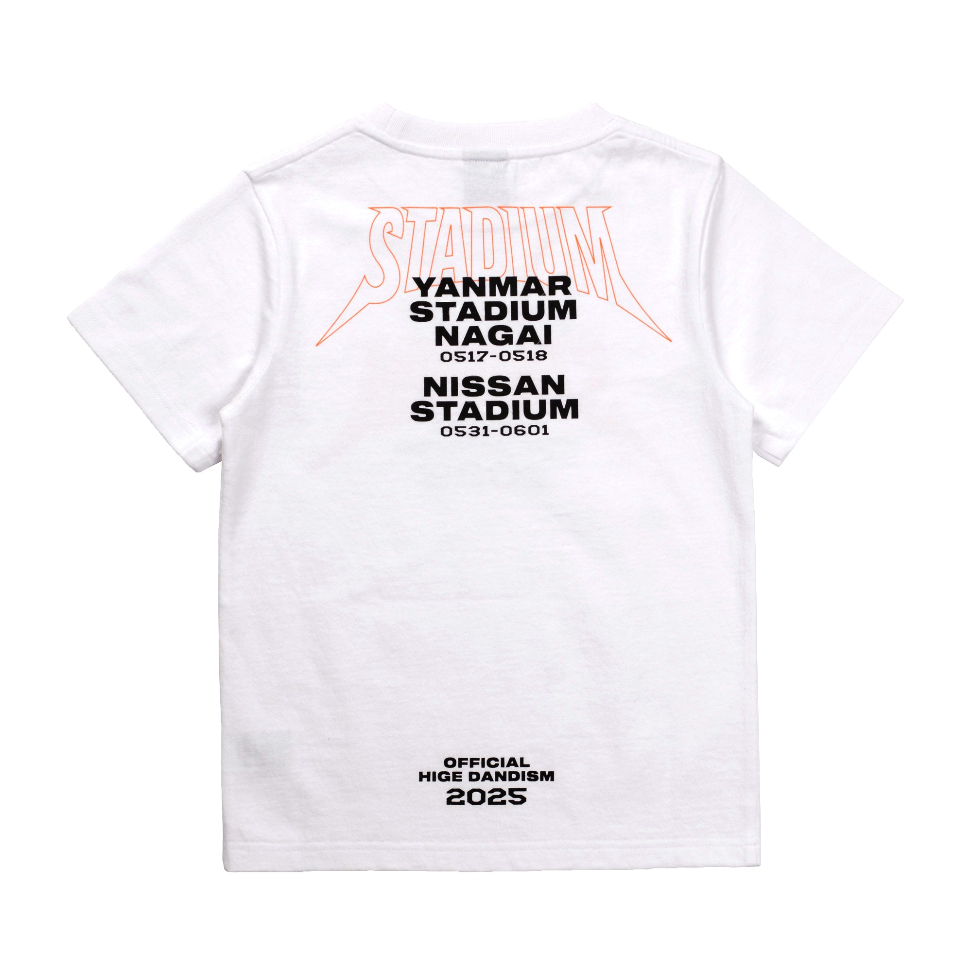 STADIUM Tシャツ ホワイト KIDS（130） – Official髭男dism ONLINE STORE