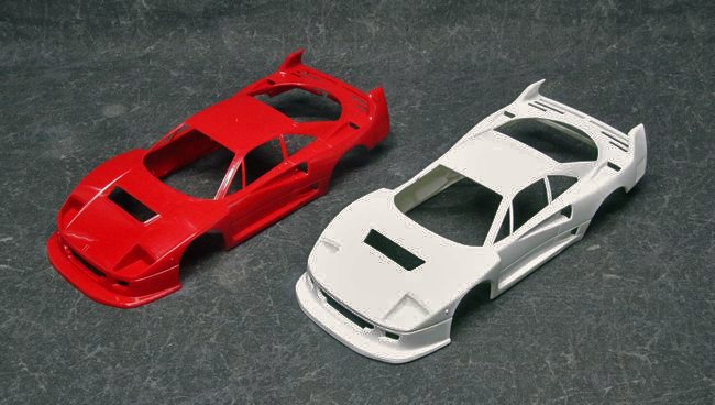 1/24「フェラーリ F40LM」その1【ボディ修正】 – 艦船模型製作代行