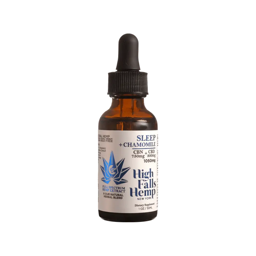 CBD+CBN Sleep Tincture 900mg – Natural Sleep Support – High Falls