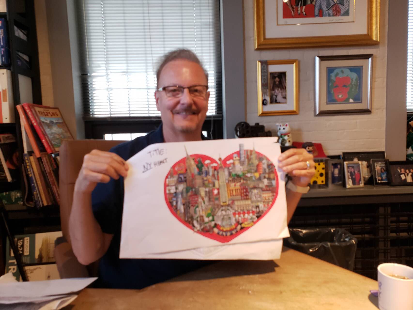 ニューヨークにあるチャールズ・ファジーノのアトリエを訪問した時の