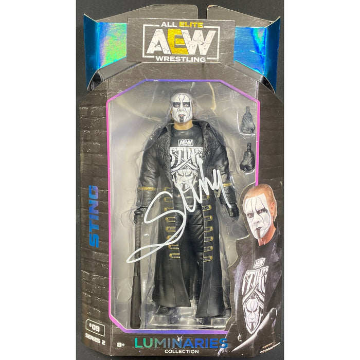 Sting AEW Figure - Autographed — Highspots.com