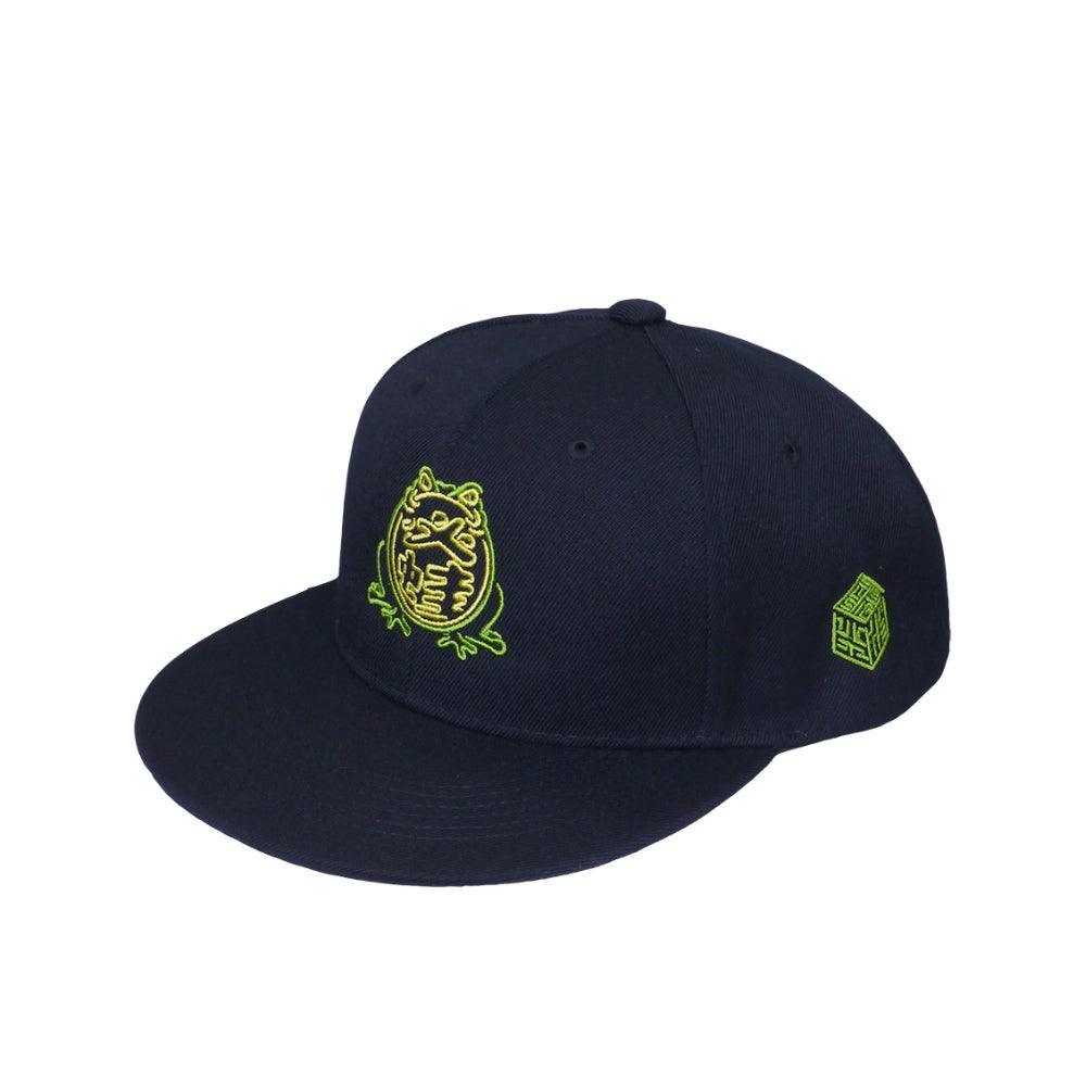 NEON+HiKESHi KAERU フラットバイザー キャップ | NEON+HiKESHi KAERU