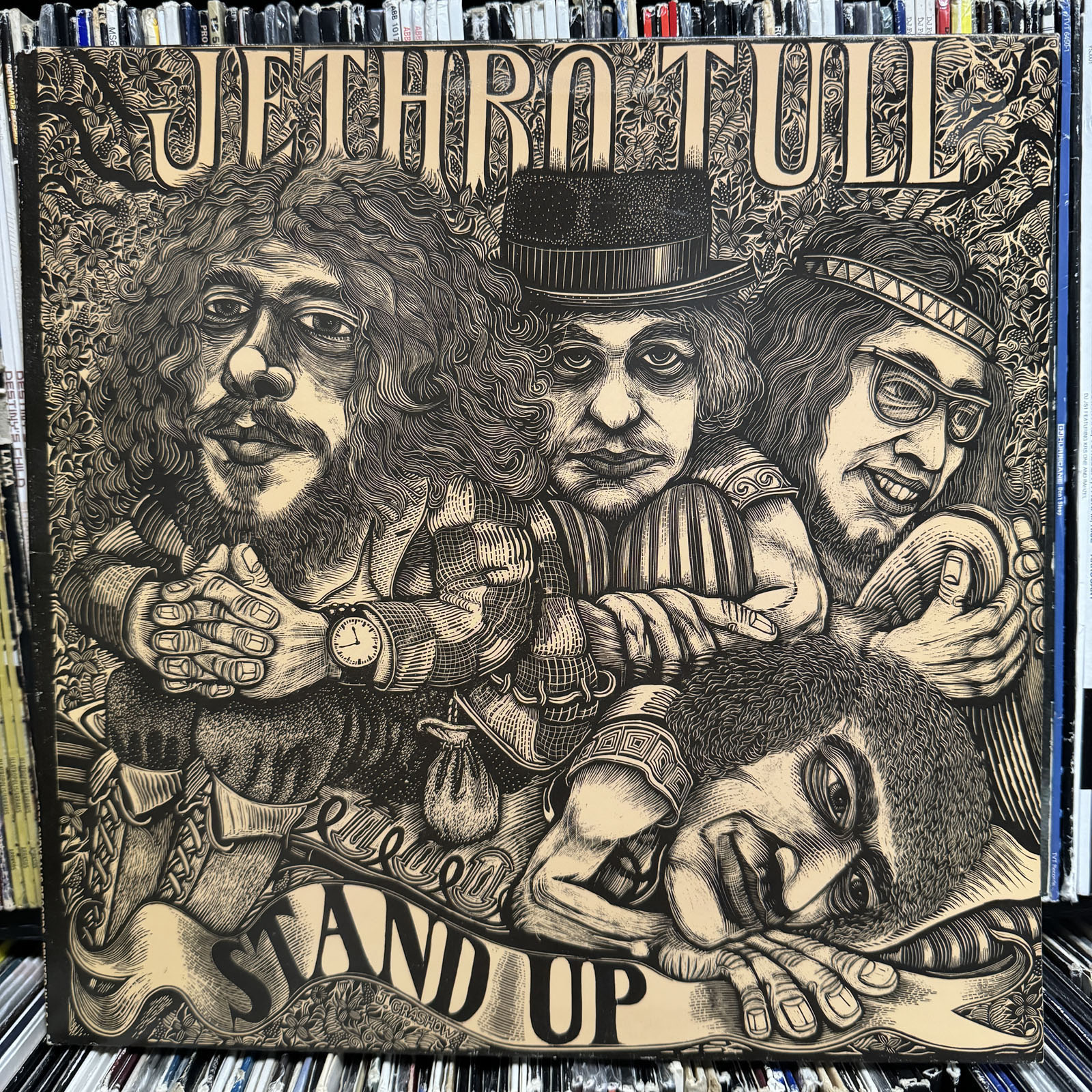 JETHRO TULL - STAND UP (VINYL LP) 1973!!! RARE!!! CHRYSALIS / PV