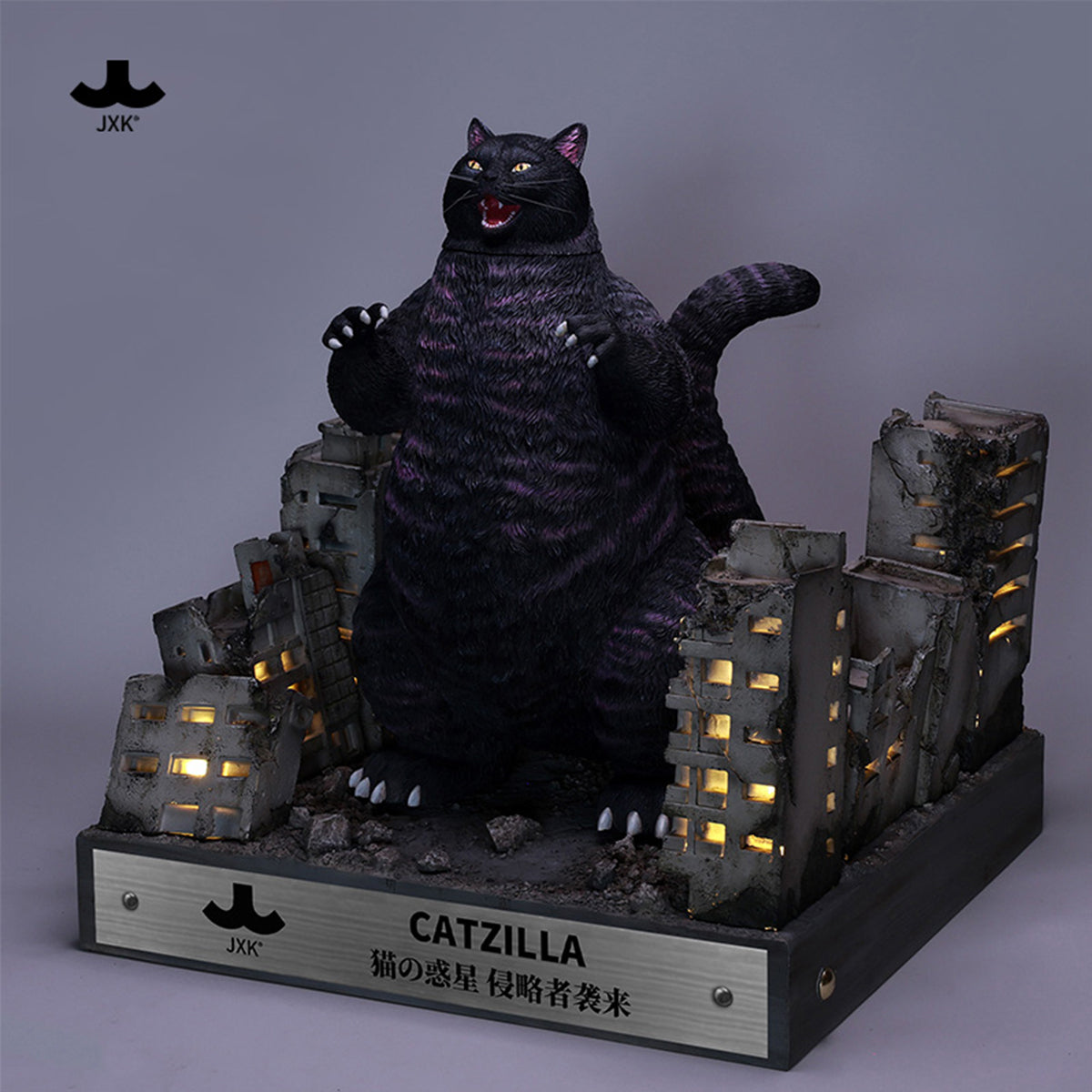 JXK Catzilla 1.0 PLUS Static Expertly Hand-Painted Lifelike Animal Fig