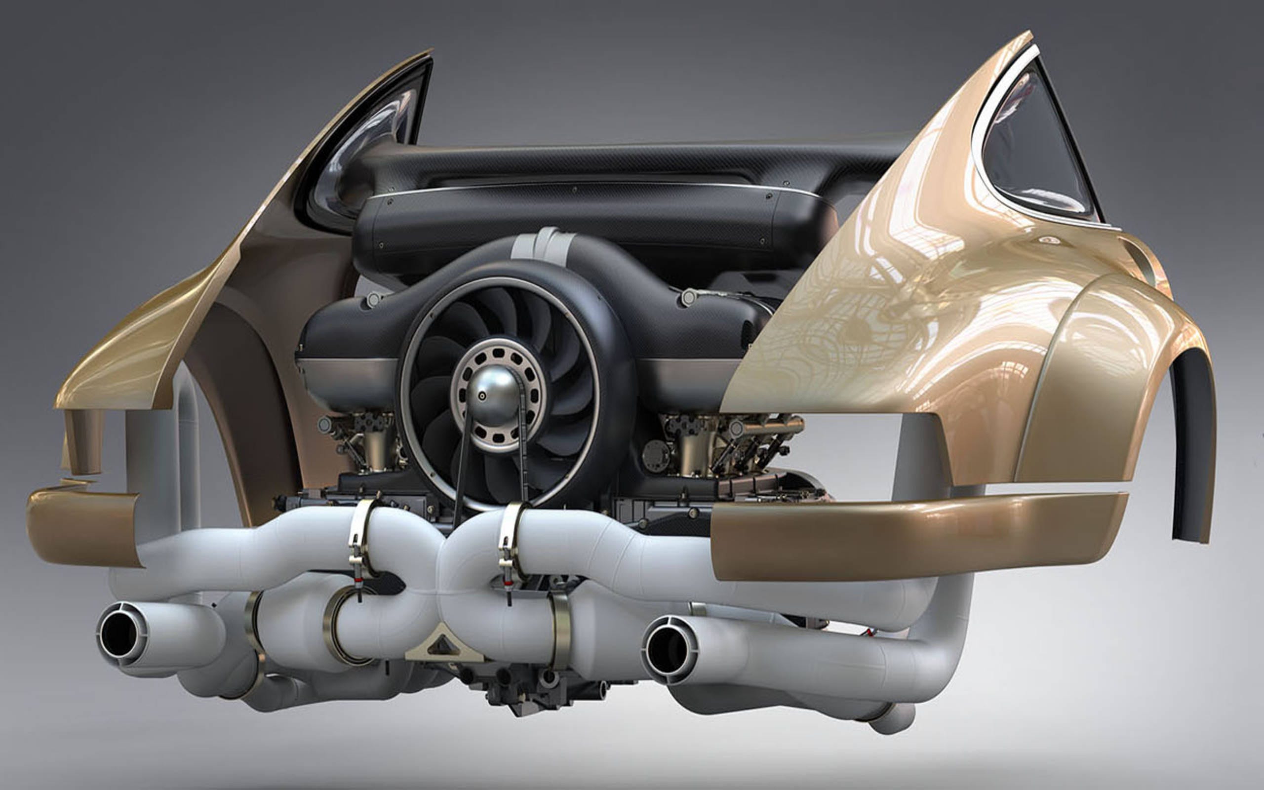 Singer creates 500-hp air-cooled 964 engine with Williams and Hans