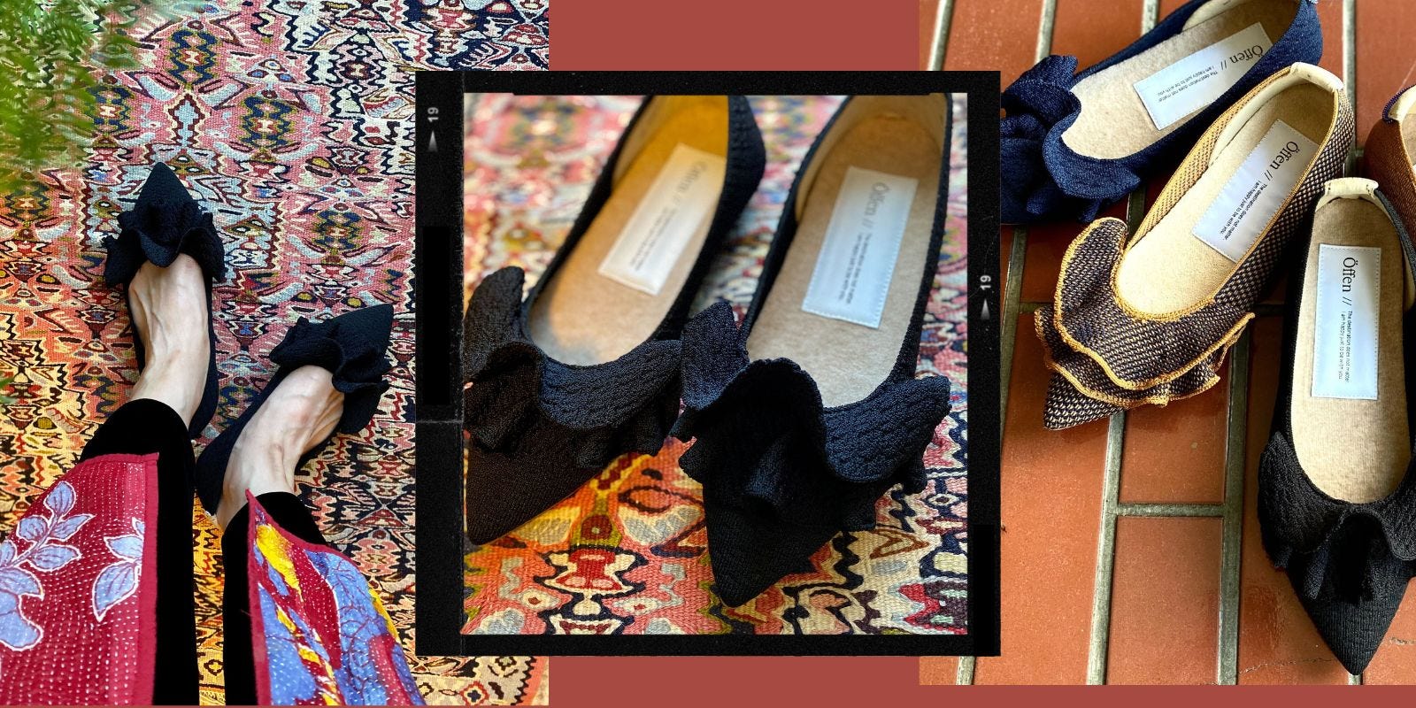 offen オッフェン フリルパンプス 41 offen オッフェン フリルパンプス