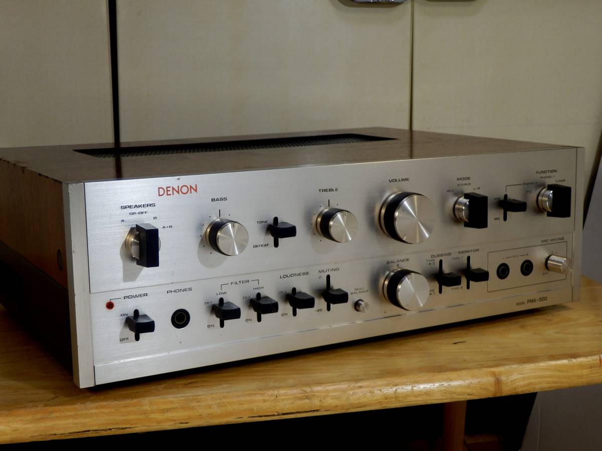 DENON PMA-500 Integrated Amplifier - Japanese Audio&Acoustic&Book