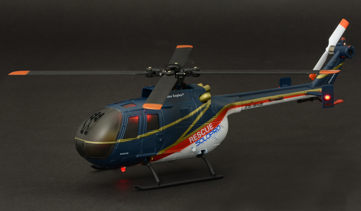 2.4GHz 6ch 小型電動ヘリコプター SOLO PRO 135 BO-105 [ソロ・プロ135