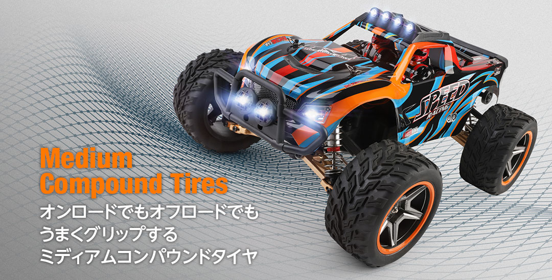 1/10 Scale 4WD Climbing Car SPEED［ 1/10 スケール 4WDクライミング