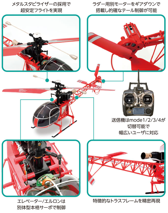 2.4GHz 4ch ヘリコプター [V915] | Hitec Multiplex Japan Inc.