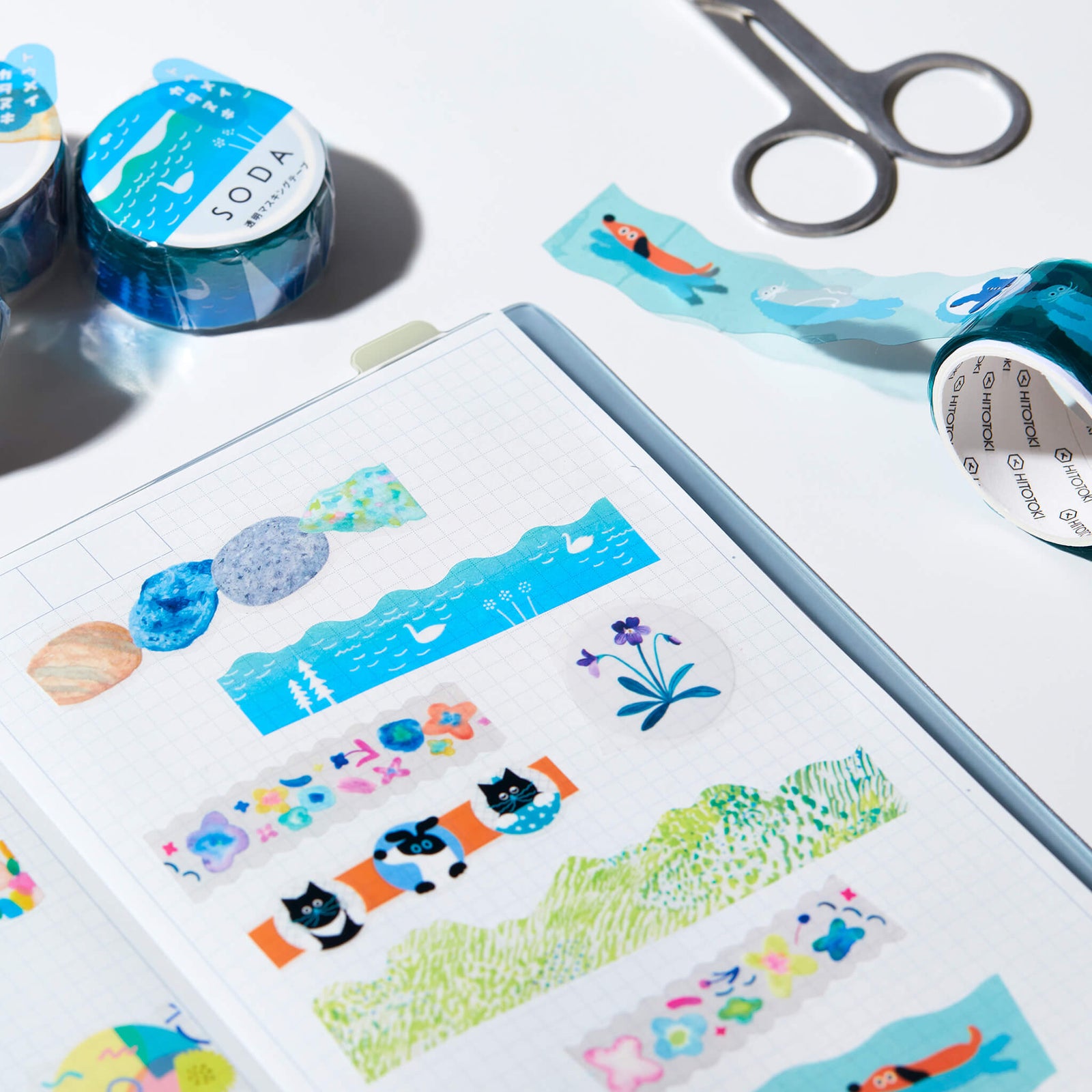 SODA キリエ (20mm) CMTD20-006 (型抜き) 透明 マスキングテープ