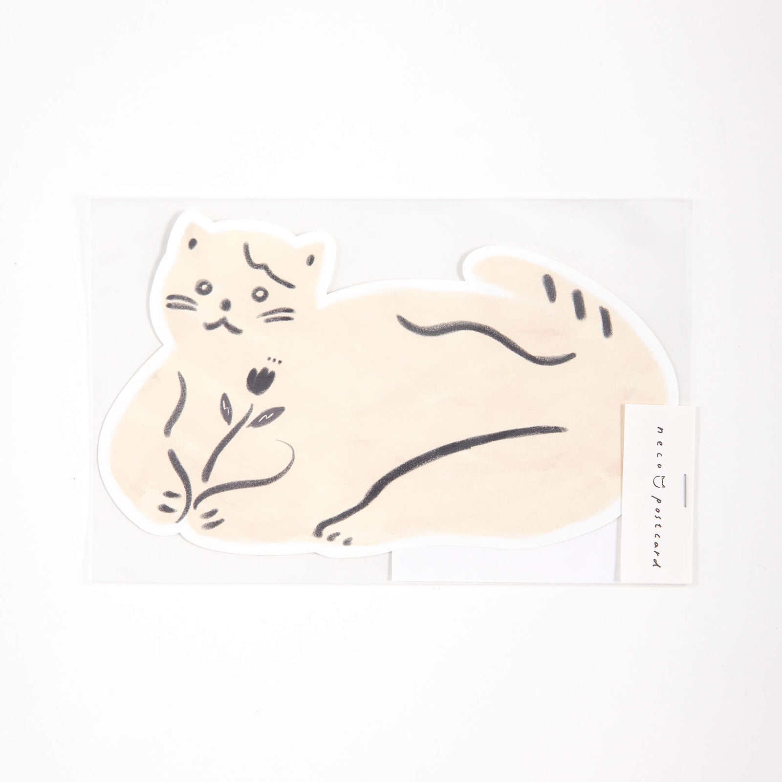猫ポストカード 白猫（中村玲子）｜HITOTOKI公式オンラインストア