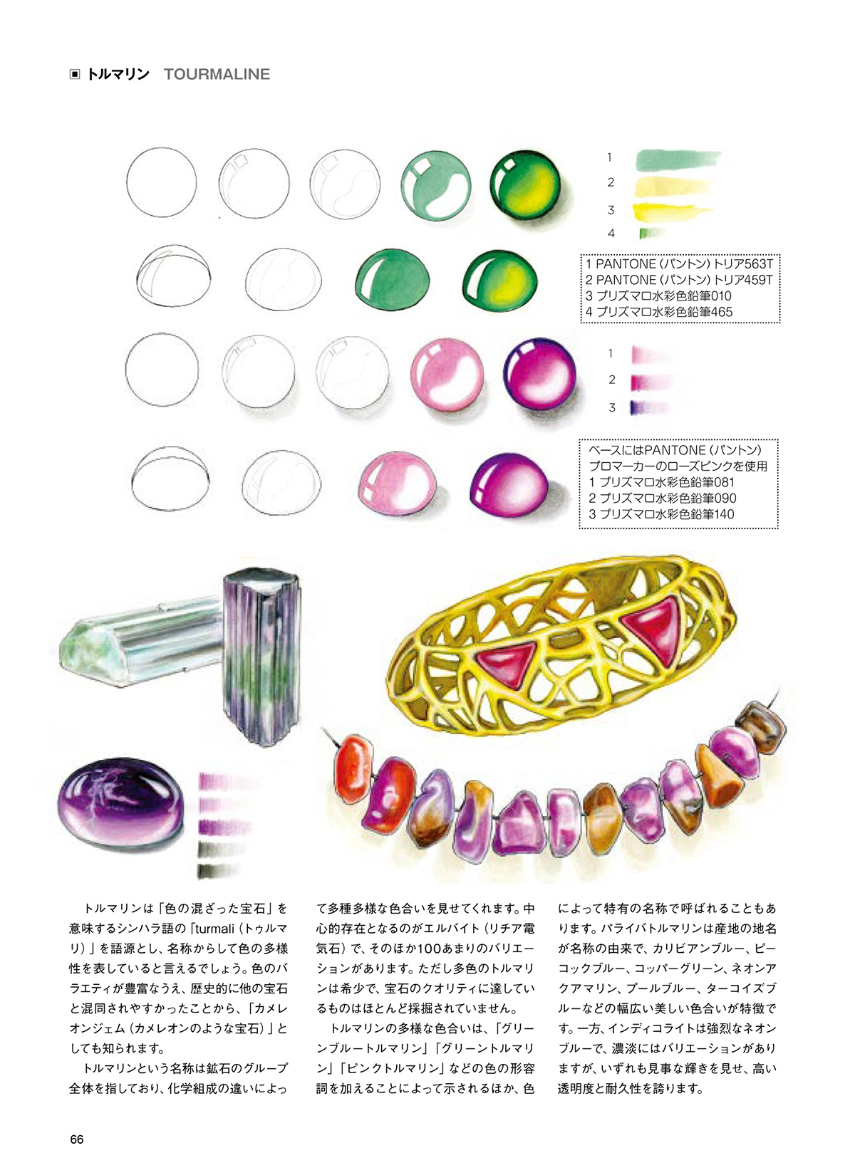 ジュエリーのデザインと描き方 素材の知識と表現のすべてをイタリア