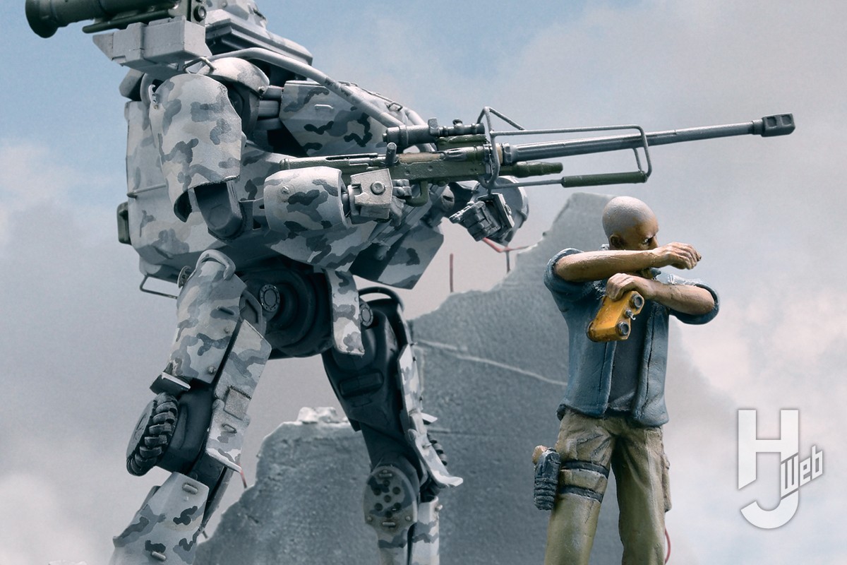 ザーヒルの狙撃シーンを再現した『OBSOLETE』ディオラマ「EP5 Major