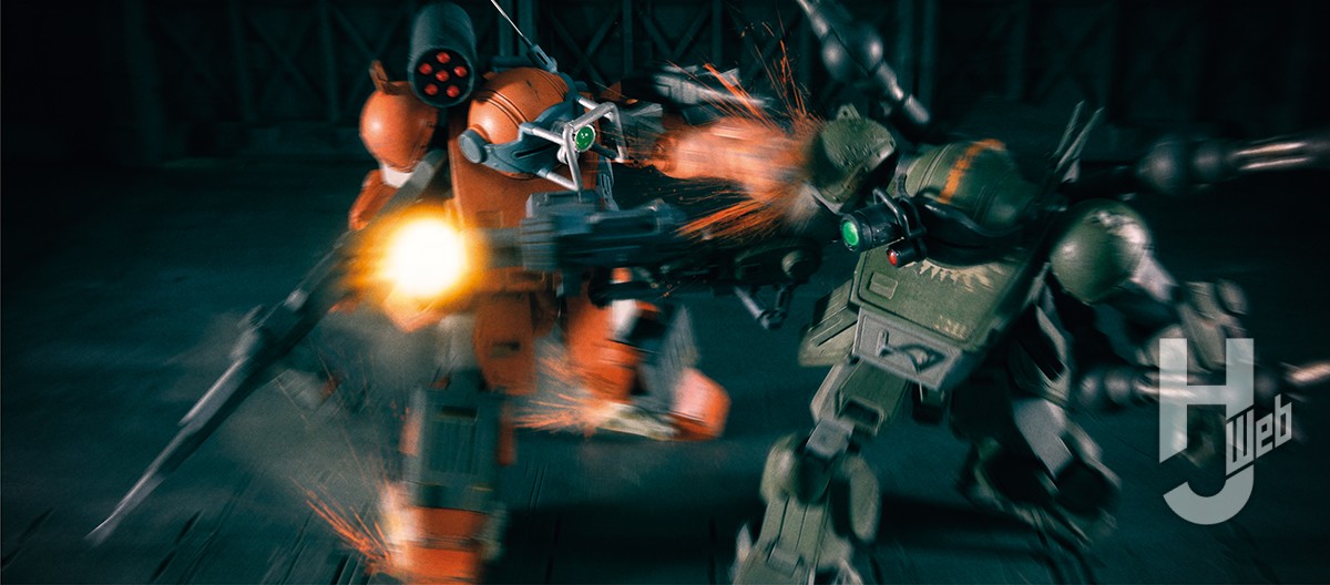 ふたりのモデラーが「スコープドッグ」を“とにかく強く見えるように