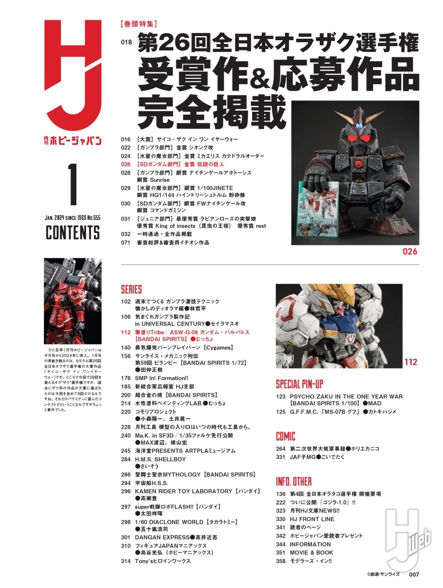 本日発売】月刊ホビージャパン 2024年 1月号をピックアップ！ – Hobby
