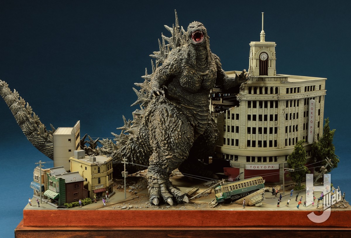ゴジラ-1.0 ディオラマ】一番くじの「ゴジラ（2023）」で劇中のシーン
